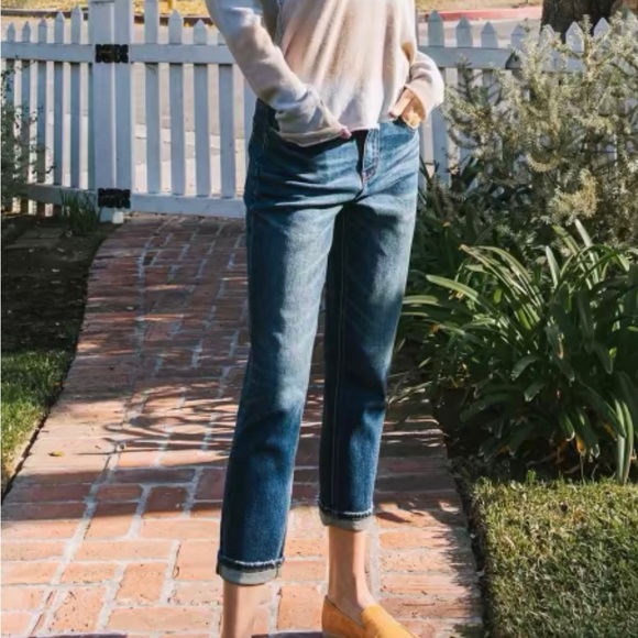 NWT Skeeter Cuffed Stretch Boyfriend Jeans - Picture 2 of 13